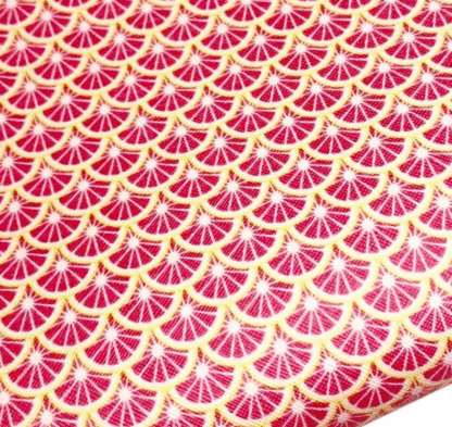 Red Vinyl fabric DL01