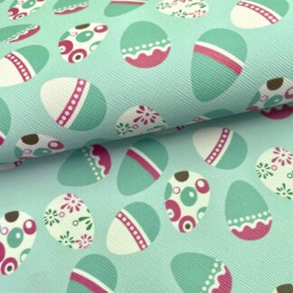 Green Leather Fabric By The Yard DL03
