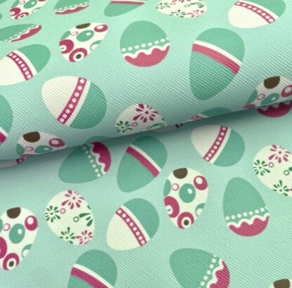 Green Leather Fabric By The Yard DL03