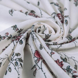 White Cotton Fabric DC02