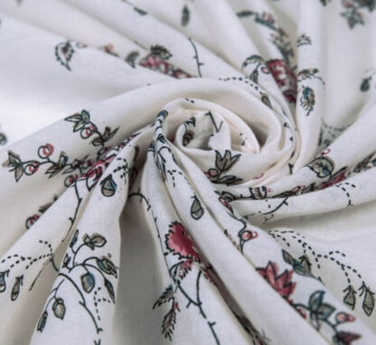 White Cotton Fabric DC02
