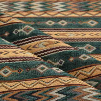 Green Jacquard Fabric GJ02
