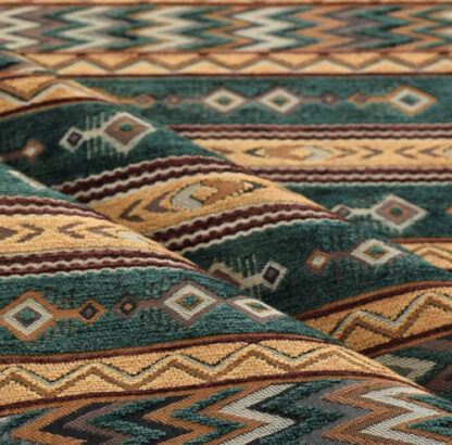 Green Jacquard Fabric GJ02