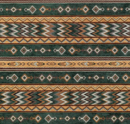 Green Jacquard Fabric GJ02 - Image 2