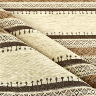 Jacquard Fabric Light Brown FJ10