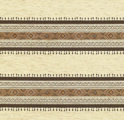 Jacquard Fabric Light Brown FJ10 - Image 2