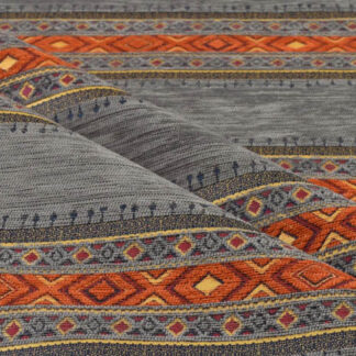 Gray Jacquard Fabric With Black Tiny Patterns DJ05