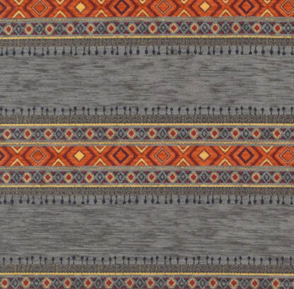 Gray Jacquard Fabric With Black Tiny Patterns DJ05 - Image 2