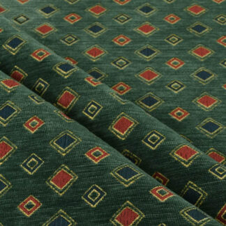 Fabric by the yard with Green pattern FJ09