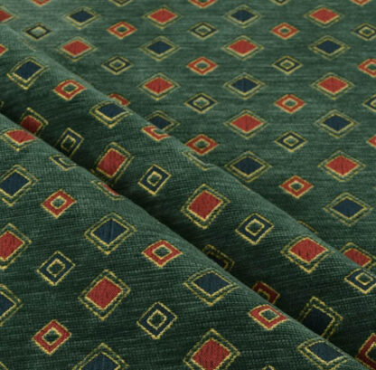 Fabric by the yard with Green pattern FJ09