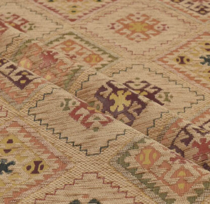 Jacquard Fabric Brown | Collaboration fabric for shoes and clothing GJ06