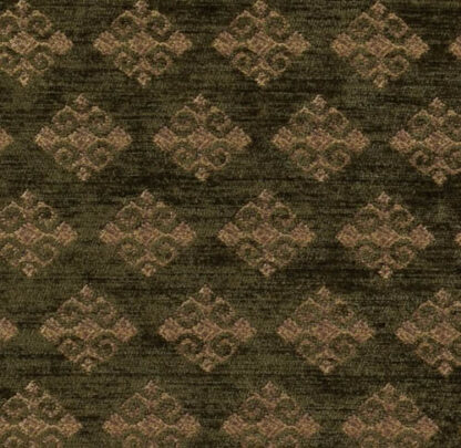 Fabric by the yard with Green pattern FJ09 - Image 2