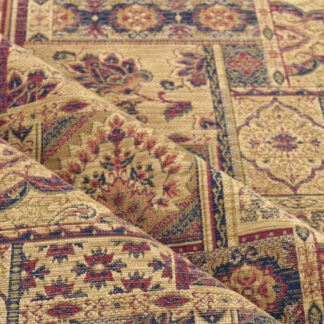 Jacquard Fabric BROWN By The Yard FJ08