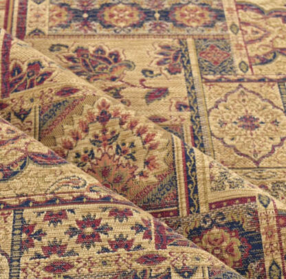 Jacquard Fabric BROWN By The Yard FJ08