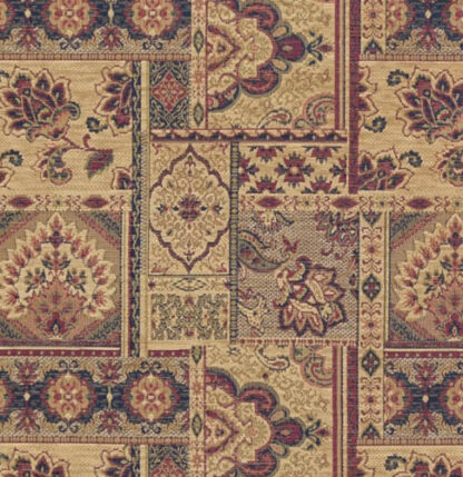 Jacquard Fabric BROWN By The Yard FJ08 - Image 2