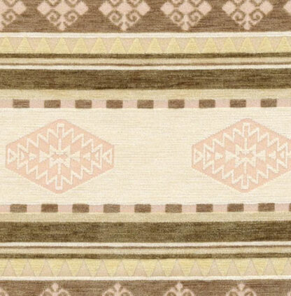 Ivory Jacquard Fabric with Gold Patterns GJ03 - Image 2