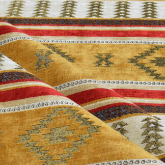 Big Patterned Fabric Brown GJ10