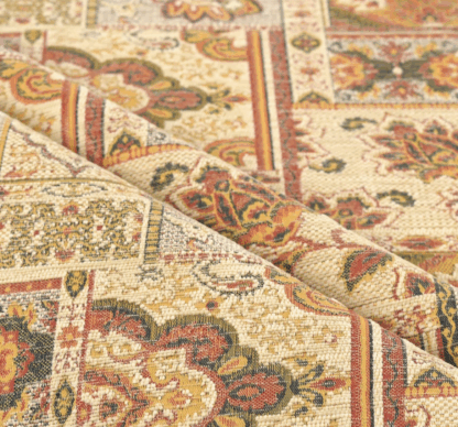 Gold Jacquard Fabric For Car Interior and Upholstery GJ12