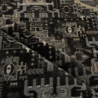 Black Jacquard Fabric by the yard GJ14