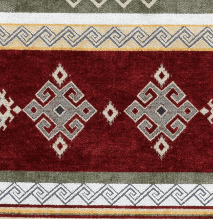 Jacquard Fabric BURGUNDY GJ20 - Image 2