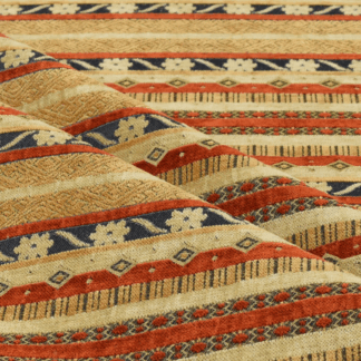 Brown Jacquard Fabric LJ01