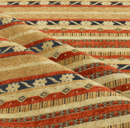 Brown Jacquard Fabric LJ01