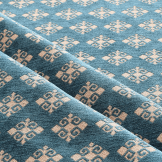 Jacquard Fabric Green | 2 brand Fabric logos together GJ05