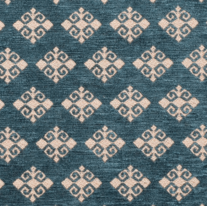 Jacquard Fabric Green | 2 brand Fabric logos together GJ05 - Image 2