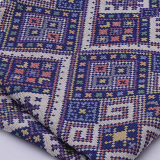 Purple Jacquard Fabric with Mini Pattern DJ22
