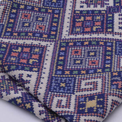 Purple Jacquard Fabric with Mini Pattern DJ22