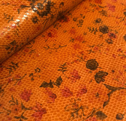 Cream Leather Fabric | Fabric Light Brown LL75