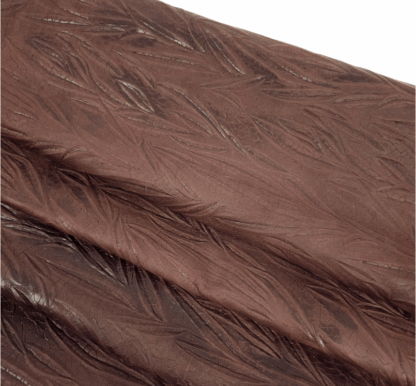 embossed brown leather fabric | LV embossed brown vinyl LL23
