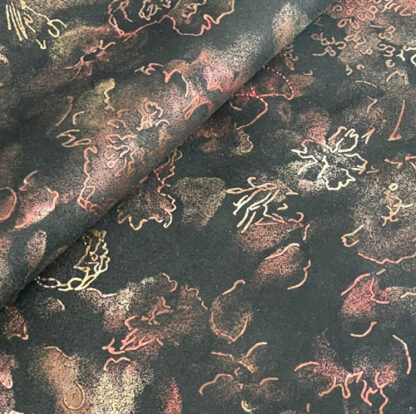 Black Leather Fabric by the yard ML08 - Image 2