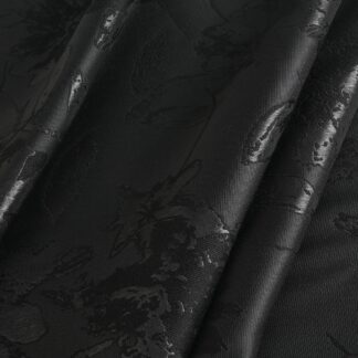 Black Dior Fabric for Shoes, Sewing DJ19