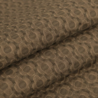 Jacquard Fabric DARK BROWN for Upholstery DJ17