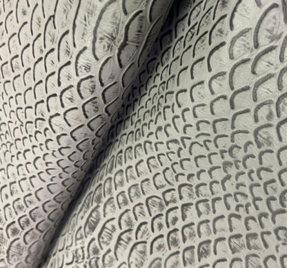 Embossed Vinyl by the yard for shoes,bags,upholstery or crafting! Gray